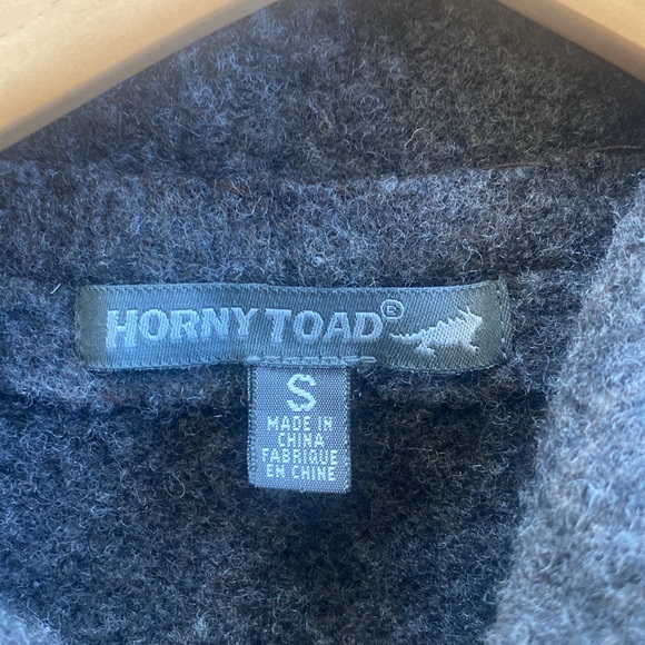 HORNY TOAD Gray Asymmetrical Cardigan - Picture 5 of 7